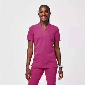 Figs One Pocket Scrub Top Size Medium